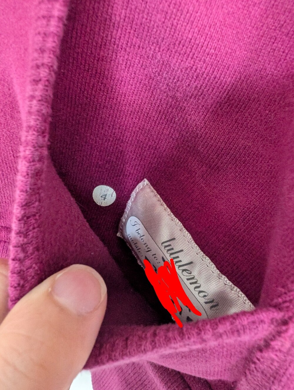 Classic Lululemon Scuba Size 4 - Picture 2 of 4